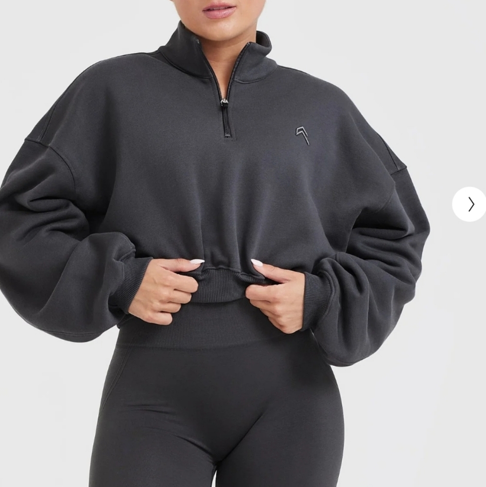 Oner Active Charcoal Textured Knit Sweater - Picture 2 of 4
